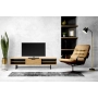 Szafka RTV-66 Drewno Lite Dąb Loft Lakier Rozmiary od 100 cm do 200 cm PREMIUM